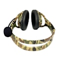 Miniatyrbillede 4 af 6: PS4 Camouflage Bilateral Large Headset Headset Wired Game Headset（Gul-grøn）