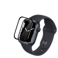 Miniatyrbild 1 av 6: 4 st mjuka 3D böjda kanter skärmskyddsfilm i glas för Apple Watch Series 6/SE-40mm Full Coverage Reptålig Anti-Bubble HD