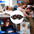 Miniatyrbillede 6 af 6: 3D Sovemaske, 100% Mørklægning 3D Kontureret Sovemaske, Komfortabel & Super Blød Sovemaske med Justerbare Stropper til Kvinder, M