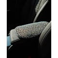Miniatyrbild 6 av 6: Universal Bling Bling Bilskydd för mittkonsol, Bling Bilsaker, Glans Kristall Armstöd Vaddering Skyddande Fodral (Färgglad)