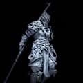 Miniatyrbild 5 av 5: Spel Black Myth Wukong Monkey King Handgjord prydnadssak Leksak Grey
