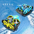 Miniatyrbillede 7 af 7: Hovercraft RC Båd 3 i 1, Fjernstyret Hovercraft Båd RC Drone Race Drift Biler Legetøj