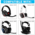 Miniatyrbilde 4 av 4: Reservekabel for Astro A40 A10, 2,0 M 2 meter lydkabel Aux-kabel kompatibel med A10 A40 A40TR Gaming-headset med volumkontroll (Volumkontroll