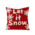 Miniatyrbild 1 av 6: JUSTUP Juldekorationer Kuddfodral 18×18 Tum Snöflinga Jultomte Snögubbe Hjort  Xmas Rustik  Semester Kuddar Gårdshus Jul Dekor Kuddar