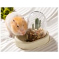 Miniatyrbild 3 av 3: Hamstermatare Smådjur Husdjurspellets Matförvaringsbehållare - Dvärghamster Gerbiler Möss Igelkott Marsvin Idealisk utfodring（gul）