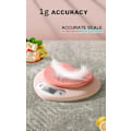 Miniatyrbillede 6 af 9: Pink køkkenvægt - Stor LCD, Tara-funktion, 11 lbs kapacitet, 0,03 oz præcis graduering - Perfekt madvægt til bagning og madlavning, ML & Oz enhed f
