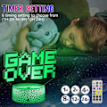 Miniatyrbilde 4 av 7: 3 stk 3D Illusions Gamer nattlys, spillrom dekor med to-farget skjerm + timer, gamer gaver med fjernkontroll, spilllampe for gutter jenter menn