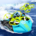 Miniatyrbillede 2 af 7: Hovercraft RC Båd 3 i 1, Fjernstyret Hovercraft Båd RC Drone Race Drift Biler Legetøj