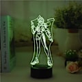 Miniatyrbillede 5 af 7: Game OW Tracer, LED Natlys, 3D Illusion Lys, USB Berøring/Fjernbetjening 16 Farver, Hjemmeindretning (Sort fjernbetjening 16 farver)