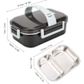 Miniatyrbilde 2 av 6: Lunsjboks, 700 ml matboks med håndtak, bærbar Bento-lunsjboks for voksne barn, avtakbart fôr, for skolekontorreise