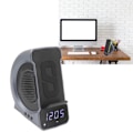 Miniatyrbild 3 av 6: 3 i 1 Bluetooth-högtalare PC ABS väckarklocka med trådlös laddning för sängbord 10W blå
