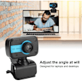 Miniatyrbillede 3 af 5: Mikrofonlu Web Kamera USB PC Kamera Masaüstü Bilgisayar Döndürülebilir Web Kamerası Otomatik Odaklama Video Kamera PC Video Konferans/Arama/Oyun içi