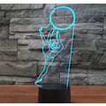 Miniatyrbild 2 av 7: 3D Gymnastikflicka Fjärrkontroll 16 Färger Nattlampor Illusion Akryl LED Bord Sänglampa Barn Sovrum Skrivbordsdekoration Födelsedagspresenter Leksak