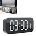 Miniatyrbild 4 av 6: Spegelsurface väckarklocka Bluetooth-högtalare Digital trådlös väckarklocka Bluetooth-högtalare för mobiltelefon dator