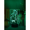 Miniatyrbillede 1 af 5: Akame Ga Kill Natlampe 3D LED Skrivebordslampe USB-drevet Natlys Fjernbetjening Ferie Fødselsdagsgave Soveværelsesindretning