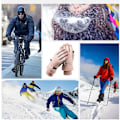 Miniatyrbillede 6 af 6: Sneglehandsker til kvinder Skihandsker Vandtætte Touchscreen Vintervarme Handsker Snowboarding