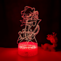 Miniatyrbillede 5 af 7: Anime Kill La Kill LED Natlampe til Soveværelsesindretning Lys Fødselsdagsgave Manga Kill La Kill 3D Bordlampe Akryl