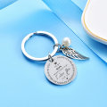 Miniatyrbillede 4 af 5: Til min datter nøglering fra far mor Inspirerende gave Glem aldrig, at jeg elsker dig for evigt Fødselsdagsgave Gradueringsgaver (Til min datter fra mor