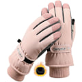 Miniatyrbillede 1 af 6: Sneglehandsker til kvinder Skihandsker Vandtætte Touchscreen Vintervarme Handsker Snowboarding