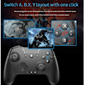Miniatyrbilde 8 av 10: For Nintendo Ns Switch Pro håndtak Apple Computer Trådløs Bluetooth Mobiltelefon 2.4G Spillhåndtak Blue