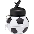 Miniatyrbild 3 av 8: Maccabi Art Clip-On Hopfällbar BPA-Fri Silikon Fotboll Vattenflaska för Barn, 18 Oz Storlek