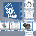 Miniatyrbilde 7 av 7: Ishockey Målvakt Nattlys Barn 3D Optisk Illusjon Lampe med 16 Farger Fjernkontroll Skiftende Bursdagsgave Ide for Gutter og Jenter
