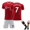 Pikkukuva 1 / 2: 2022-2023 Uusi Manchester Unitedin lasten ja aikuisten jalkapallopaita Trainin Jersey Suit No.7 RONALDO 24