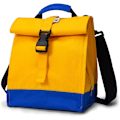 Miniatyrbilde 1 av 6: Isolert lunsjpose Rolltop lunsjboks Tote lunsjpose for kvinner, menn, gutter og jenter (gul) Yellow