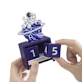 Pikkukuva 2 / 5: Puinen ikuinen kalenteri Countdown Kuukausi Päivämäärä Lohko Kuutiot Kalenteri Söpö Työpöydän Koristelu Type 2