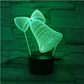 Miniatyrbilde 2 av 7: Uruzuo God Jul Juletre Nissemann 3D Illusions Nattlys Leke Snømann Lampe, Skrivebord Julelys Bursdagsdekorasjoner Gaver Fest Romdekor