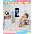 Miniatyrbild 5 av 6: Barnväckarklocka med Bluetooth-högtalare för sovrum, Ok to Wake-väckarklocka för barn med dimbart nattljus, digital klocka med dubbla alarm, snooze red