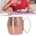 Pikkukuva 2 / 5: Moskovan muuli -muki, upea 304 ruostumaton teräs, 500 ml:n tilavuus, suuri cocktail-muki baareihin, hotelleihin ja ravintoloihin Rose Gold