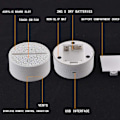 Miniatyrbild 4 av 7: 3D Nattlampa Djurserie Färgväxlande Optisk Illusion Smart Touch Bordsslampa för Barn Heminredning,C