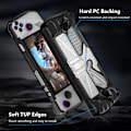 Miniatyrbild 2 av 3: Silikon/TPU Transparent Skal Skyddande Fodral + Bärväska För Asus ROG Ally Full Protect Handheld Spelkonsol Tillbehör