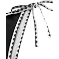Miniatyrbild 5 av 5: WJSM Dam Triangle Bikini Floral String Bikini Set Tvådelad Baddräkt 3-black1 M