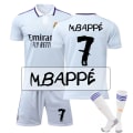 Pikkukuva 1 / 2: 22-23 Uusi Real Madrid Koti Lapset Aikuiset Jalkapallo Jalkapallopaita Trainin Paita Puku No.7 MBAPPE 24