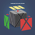 Pikkukuva 7 / 7: Tarra X Skewb Nopeuskuutio, Deformoitunut 4-akselinen Skewb-kuutiopalapeli, 3-D Aivojumppa
