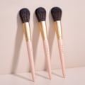Miniatyrbillede 3 af 6: Ultra blød pudder makeup børste, til løs eller presset settingpudder og mineralfoundation, let dækning, 1 stk.