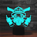 Miniatyrbild 2 av 7: 3D Häst Utrustning Fjärrkontroll 16 Färger Nattlampor Illusion Akryl LED Bord Sänglampa Barn Sovrum Skrivbords Dekoration Födelsedagspresenter Leksak