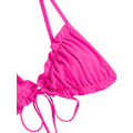 Miniatyrbild 4 av 6: WJSM Dam badkläder Triangle Bikini Floral Ruffles Bow Tie Up Bikini Set Tvådelad baddräkt B-rose Red M