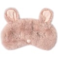 Miniatyrbild 1 av 5: Dam Plysch Kanin Ögonmask Söt Sovmask Ögonskydd Luddiga Kaninöron Ögonskugga för Resor Tupplur Nattsömn Blinder (Rosa R