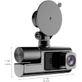 Miniatyrbillede 3 af 7: Dash Cam Front Inside, WiFi FHD 1080P HD Dash Camera for Cars, Mini Car Camera Dashcams with APP, Night Vision, 24H Parking Mode, G-Sensor, Loop Rec