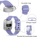 Pikkukuva 3 / 6: Älykäs rannekkeen hihna on yhteensopiva Fitbit versa -älykellon, versa 2:n ja versa Lite se -kellojen kanssa naisille ja miehille（ Periwinkle-S）