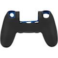 Miniatyrbilde 6 av 7: Spillkontrollhud Grip Deksel Case, Myk Silikon Case, Hud Grip Shell Deksel for PlayStation 4 PS4 Kontroll Black-Blue