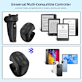Miniatyrbilde 6 av 7: Fjernkontroll sidevender for Kindle Paperwhite Oasis Kobo Tilbehør Lesing av romaner og e-lesere Kamera med videoopptak Fjernkontroll Black
