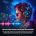 Pikkukuva 6 / 7: PS5 Pelikuulokkeet PS4:lle, PC:lle, Switchille, Johdolliset Pelikuulokkeet Mikrofonilla, Yli Korvan Bluetooth-kuulokkeet Vain Puhelimeen, Kannettavaan Tietokoneeseen, Tablettiin