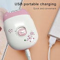 Miniatyrbilde 6 av 9: Hårfjerningsapparat, elektrisk barbermaskin for kvinner, USB-lading kompakt hårfjerningsverktøy for armer, ben, armhuler, bikinilinje og ansikt - Rosa