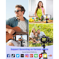 Miniatyrbild 6 av 7: Mini Mikrofon för iPhone Android Kamera iPad USB-C, 4 i 1 Professionell Trådlös Lavalier Klippmikrofon för inspelning, Live Stream