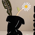 Miniatyrbild 4 av 5: Akryl Blomvas Mångsidig Elegant Lätt Dekorativ Modern Kroppsform Blomvas För Vardagsrum Sovrum Män