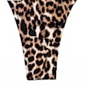 Pikkukuva 5 / 5: Bikinit, tiukka istuvuus, naisten 2-osainen puku, mielikuvituksellinen leopardin printti, rypytetty kolmiopussi vaimolle (M)